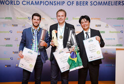 Die Gewinner bei der Biersommelier-Weltmeisterschaft