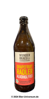 Wunderbräu Grapefruit-Radler alkoholfrei