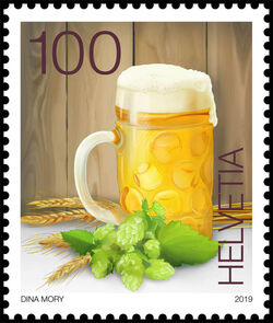 Bier-Briefmarke