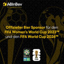 Anheuser-Busch InBev bleibt Biersponsor der FIFA Fußball-Weltmeisterschaft.