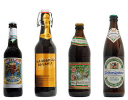 Der zum weltbesten Lager gekürte Celebrator Doppelbock der Brauerei Aying und weitere World Beer Awards-Gewinner aus Deutschland.