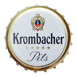 Kronkorken: Die Krombacher Brauerei hat 2022 mehr Bier verkauft.